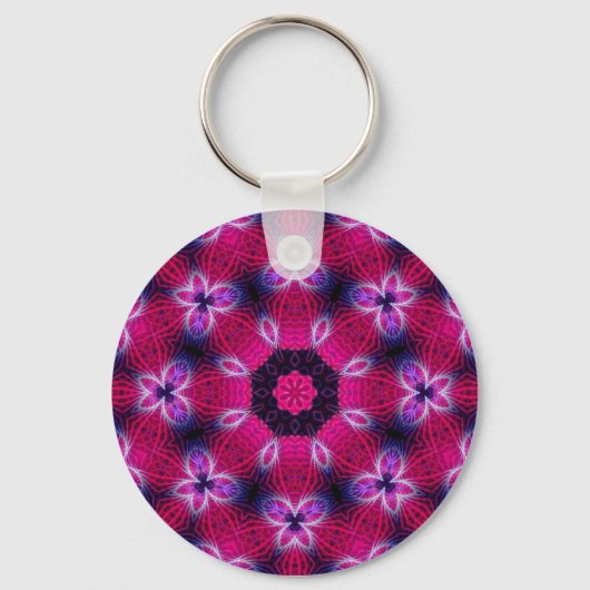 Porte-clés Porte - clé rose complexe (Recto)