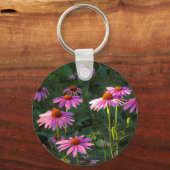 Porte-clés Porte - clé rose daises (Recto)