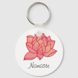 Porte-clés Porte - clé rose de Namaste Lotus