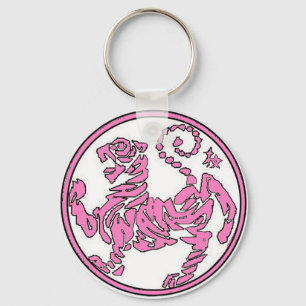 Porte-clés Porte - clé rose de tigre d'économie