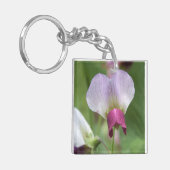 Porte-clés Porte - clé rose doux pois (Devant gauche)
