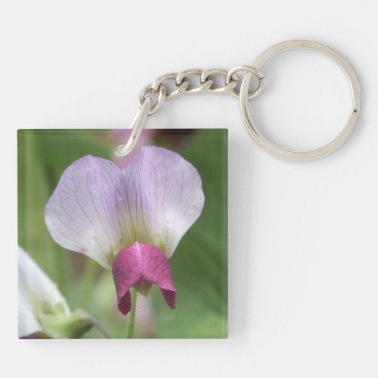 Porte-clés Porte - clé rose doux pois (Dos)