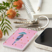 Porte-clés Porte - clé rose doux Sakura Printemps classique (Devant droit)