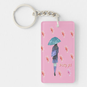 Porte-clés Porte - clé rose doux Sakura Printemps classique