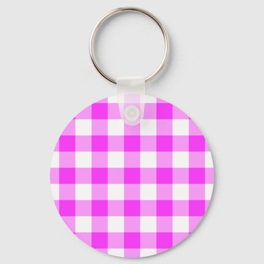 Porte-clés Porte - clé rose et blanc (Recto)