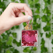 Porte-clés Porte - clé rose Gemstone (main)