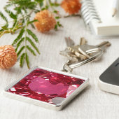 Porte-clés Porte - clé rose Gemstone (Côté)