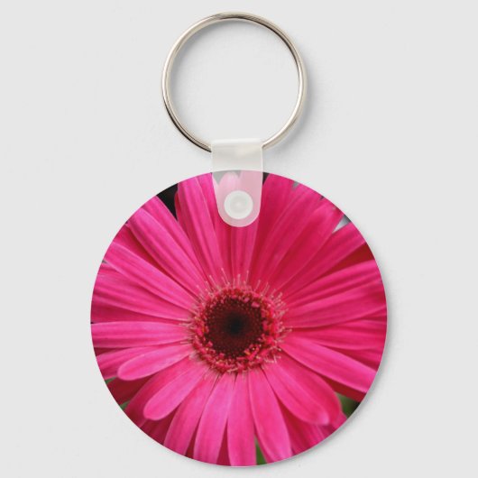 Porte-clés Porte - clé rose Gerbera Daisy (Recto)