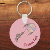 Porte-clés Porte - clé rose Icône Kite (Recto)