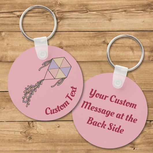 Porte-clés Porte - clé rose Icône Kite