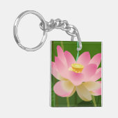 Porte-clés Porte - clé rose Lotus (Devant gauche)