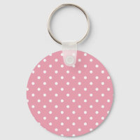 Porte - clé rose Pink Polka