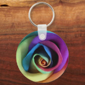 Porte-clés Porte - clé Rose Rainbow (Recto)