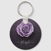 Porte-clés Porte - clé rose romantique violet (Recto)
