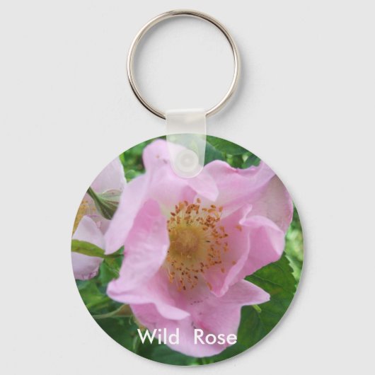 Porte-clés Porte - clé Rose sauvage (Recto)