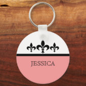 Porte-clés Porte - clé Rose Swanky Fleur De Lis (Recto)