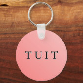 Porte-clés Porte - clé rose Tuit (Recto)