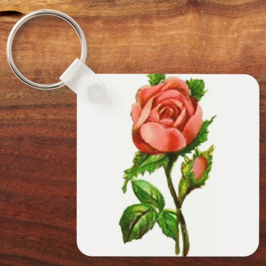 Porte-clés Porte - clé Rose victorien (Recto)