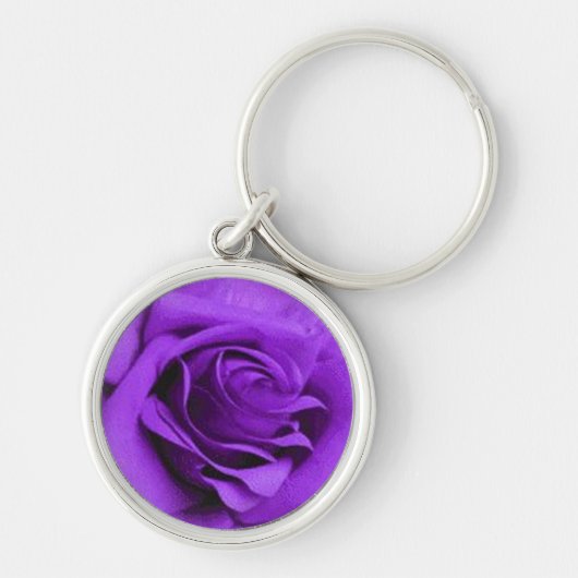 Porte-clés Porte - clé Rose violet (Devant)