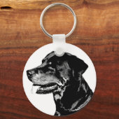 Porte-clés Porte - clé Rottweiler (Recto)