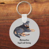 Porte-clés Porte - clé Rottweiler (Recto)