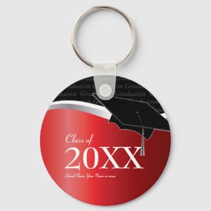 Porte-clés Porte - clé rouge et noir personnalisable