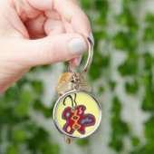 Porte-clés Porte - clé rouge Flutfly (main)