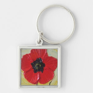 Porte-clés Porte - clé rouge grand du pavot II