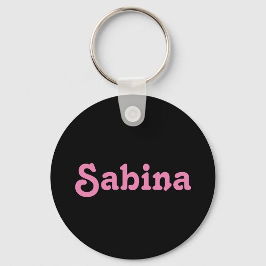 Porte-clés Porte - clé Sabina (Recto)
