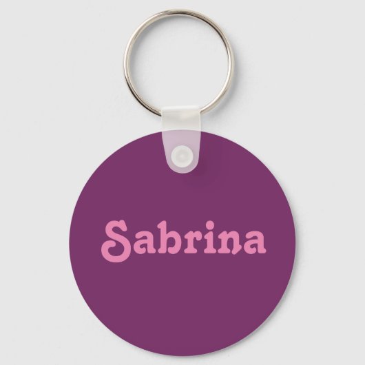 Porte-clés Porte - clé Sabrina (Recto)
