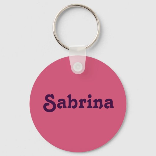 Porte-clés Porte - clé Sabrina (Recto)