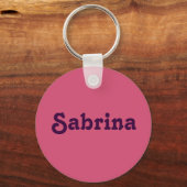 Porte-clés Porte - clé Sabrina (Recto)