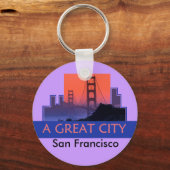 PORTE-CLÉS PORTE - CLÉ SAN FRANCISCO (Recto)