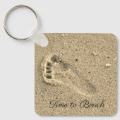 Porte-clés Porte - clé Sandy Footprint (Recto)