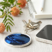 Porte-clés Porte - clé Sapphire rond (Côté)