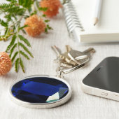 Porte-clés Porte - clé Sapphire rond (Côté)