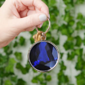 Porte-clés Porte - clé Sapphire rond (Main)