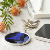 Porte-clés Porte - clé Sapphire rond (Côté)
