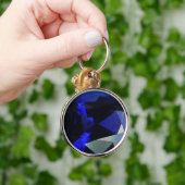 Porte-clés Porte - clé Sapphire rond (Main)