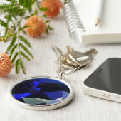 Porte-clés Porte - clé Sapphire rond (Côté)