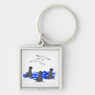 Porte-clés Porte - clé Sea Lions Ocean & Seaguls