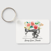 Porte-clés Porte - clé Seamstress de la machine à coudre (Verso)