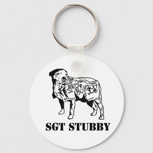 Porte-clés Porte - clé SGT STUBBY (Recto)