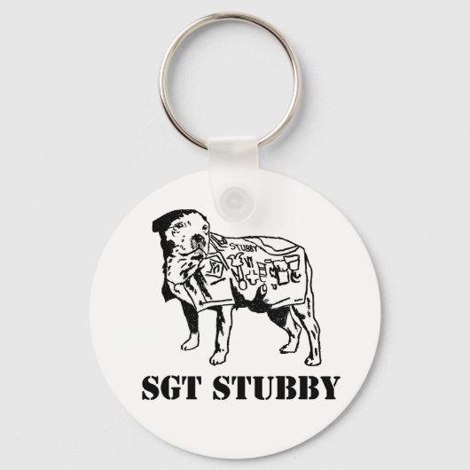 Porte-clés Porte - clé SGT STUBBY (Recto)