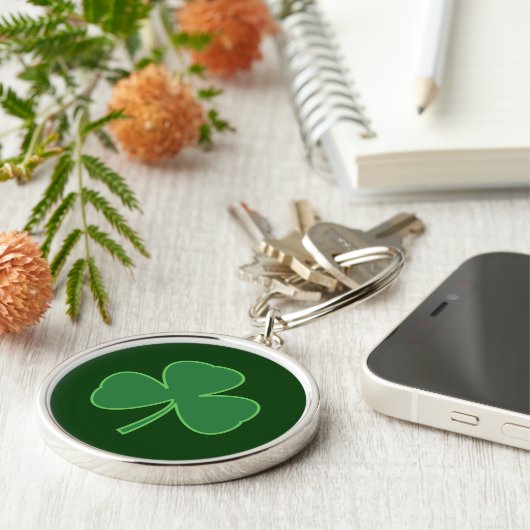 Porte-clés Porte - clé shamrock (Côté)