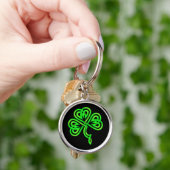 Porte-clés Porte - clé Shamrock Celtic Knot (main)