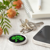 Porte-clés Porte - clé Shamrock Celtic Knot (Côté)