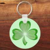 Porte-clés porte - clé shamrock vert (Recto)