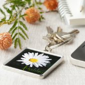 Porte-clés Porte - clé Shasta Daisy avec un nom (Côté)