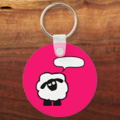 Porte-clés Porte - clé Sheep Bubble Text (Recto)